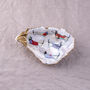 Festive Sausage Dog Shell Trinket Dish, thumbnail 1 of 5