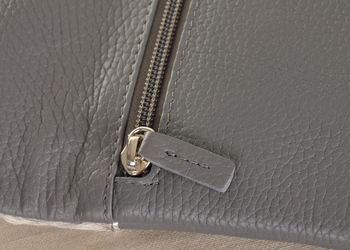 Silver And Winter White Leather Clutch, 4 of 4
