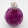 Handmade Ceramic Pomegranate Purple, thumbnail 3 of 9