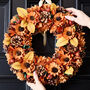 Autumn Forest Natural Door Wreath, thumbnail 1 of 6