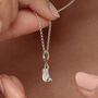 Sterling Silver Boxing Glove Necklace, thumbnail 1 of 9