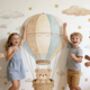 Neutral Colour Hot Air Balloon Bear Large Size, thumbnail 1 of 5