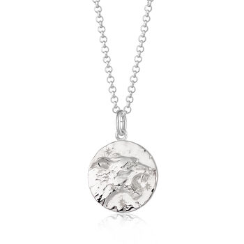 Leo Zodiac Necklace, Sterling Silver Or Gold Plated, 9 of 10