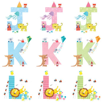 Personalised Alphabet Children's Thank You Cards, 6 of 11