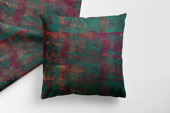 Rust Pattern Cushion Throw Pillow, 2 of 3