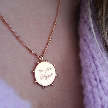 'You Are Magical' Coin Necklace, 4 of 8