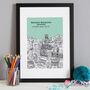 Personalised Manchester Graduation Gift Print, thumbnail 8 of 9