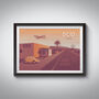 Dc10 Nightclub Ibiza Travel Poster Art Print, thumbnail 1 of 8