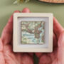 Personalised Miniature Square Map Framed Gift, thumbnail 5 of 11