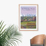 Blythe Hill Fields London Park Travel Poster Art Print, thumbnail 5 of 8