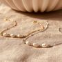 Freshwater Pearl And Satellite Chain Bracelet, thumbnail 3 of 5