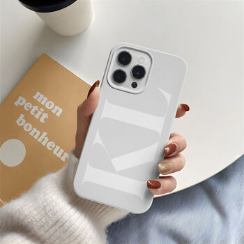 Personalised White Initials Phone Case, 4 of 9