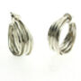 Silver Or Gold Plated Vermeil Coil Hoop Earrings, thumbnail 1 of 4