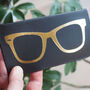 Brown And Gold Leather Sunglasses Case, thumbnail 3 of 7