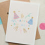 Set Of Five Birthday Cards With Gold Details, thumbnail 5 of 8