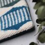 Handwoven Geometric Clutch Bag, thumbnail 9 of 11