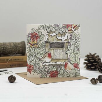 'Winter Garden' Mixed Pack Of 10 Christmas Cards, 5 of 10