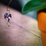 Hanging Crystal Heart Ornament, thumbnail 3 of 6