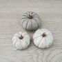 Set Of Three Handmade Mini Clay Pumpkins, thumbnail 6 of 11