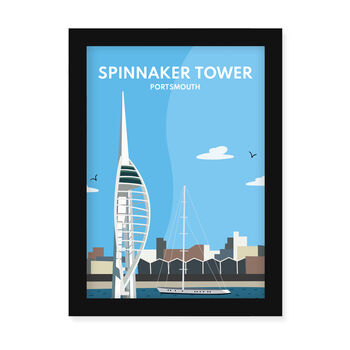 Spinnaker Tower Portsmouth Framed Print, 4 of 6