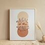 'Magic In The Madness' Hand Printed Typography Print, thumbnail 1 of 3