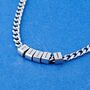 18k Gold Personalised Charm Necklace On Cuban Chain, thumbnail 11 of 12