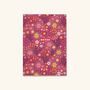 Floral Dark Pink Hardback A5 Notebook, thumbnail 7 of 11