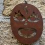 Corten Steel Skull, thumbnail 3 of 6
