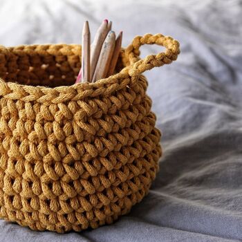 Small Crochet Basket, 3 of 12
