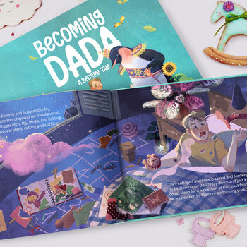 'Becoming Daddy' A Bedtime Story Book For Daddy And Me, 6 of 10