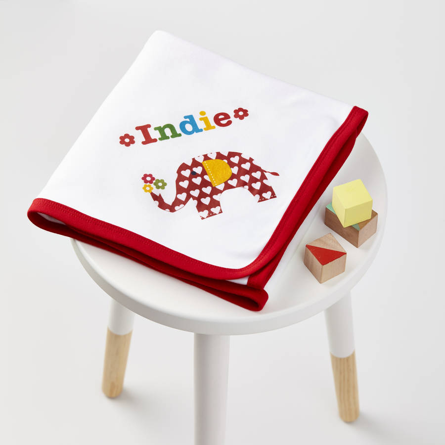 Girls Personalised Character Baby Blanket By TillieMint