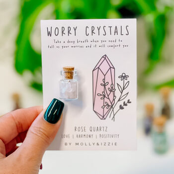 Worry Crystals Rose Quartz, 2 of 2