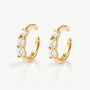 18k Gold Or Silver Ear Cuff Set, Women's Piercing Gift, Adjustable, thumbnail 1 of 5