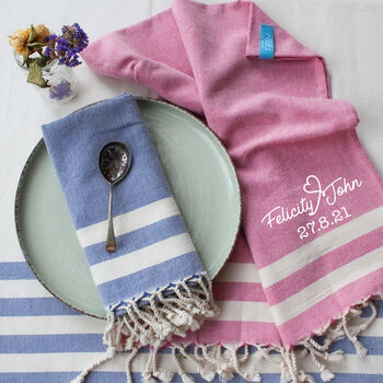 Personalised Kitchen Apron, Tea Towel, Gift For Nanny, 8 of 12