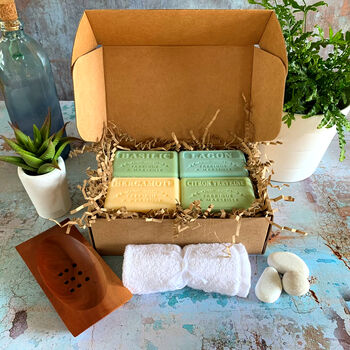 Handmade French Soaps 'Fresh' Gift Set, 3 of 6