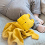 Organic Cotton Baby Comforter Bear, thumbnail 3 of 8