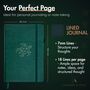 Green Turtle A6 Lined Journal With Strap, Bookmark And Pen Holder, thumbnail 4 of 9