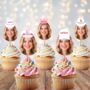 Personalised Hen Party Photo Cupcake Topper, thumbnail 1 of 4