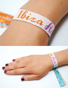 Ibiza Hen Do Party Wristbands Favours, 4 of 9