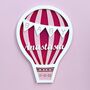 Personalised Hot Air Balloon New Baby Gift Wall Plaque, thumbnail 7 of 12