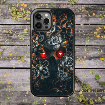 Skull And Roses Gothic iPhone Case, 3 of 3