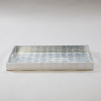 Handcrafted Lacquered Rectangular Serving Trays, 10 of 12