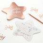 Rose Gold Foiled Baby Shower Advice For Parents Cards, thumbnail 1 of 3