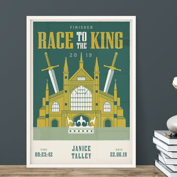 Personalised Race To The King Print, Unframed, 3 of 5
