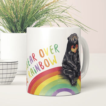 Sun Bear Over The Rainbow Mug, 3 of 5