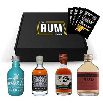 Cornwall Rum Taster Set Gift Box One, 5 of 6