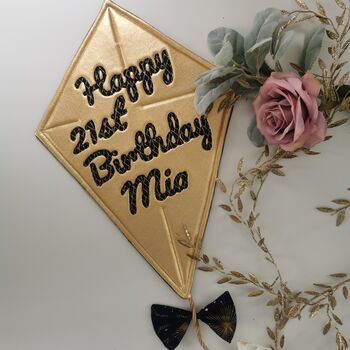 Personalised Gold Sparkly Birthday Party Decoration, 5 of 12