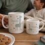 Personalised Daddy And Me Giraffe Matching Mugs, thumbnail 1 of 4