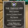 Thistle Inn Personalised Home Pub Sign Man Cave Sign, thumbnail 8 of 9