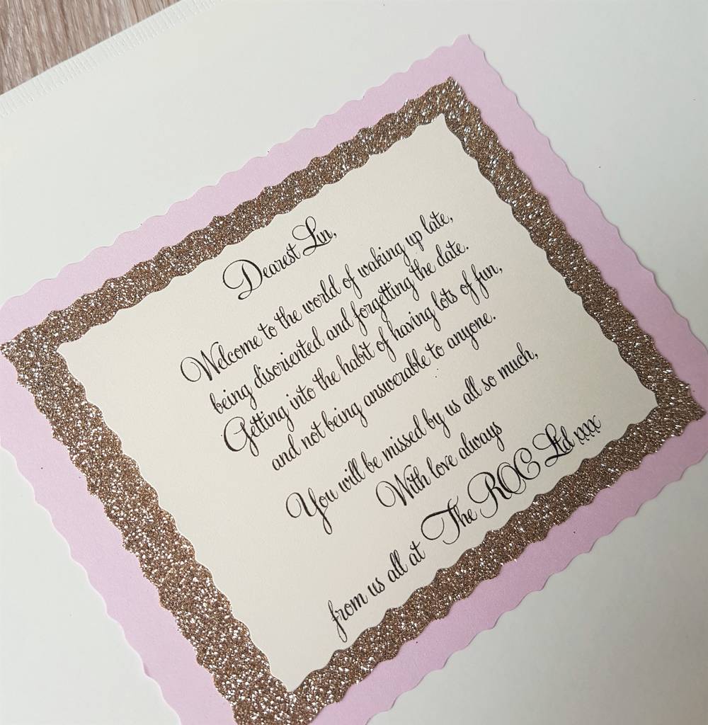 personalised retirement keepsake scrapbook album by vintage twee